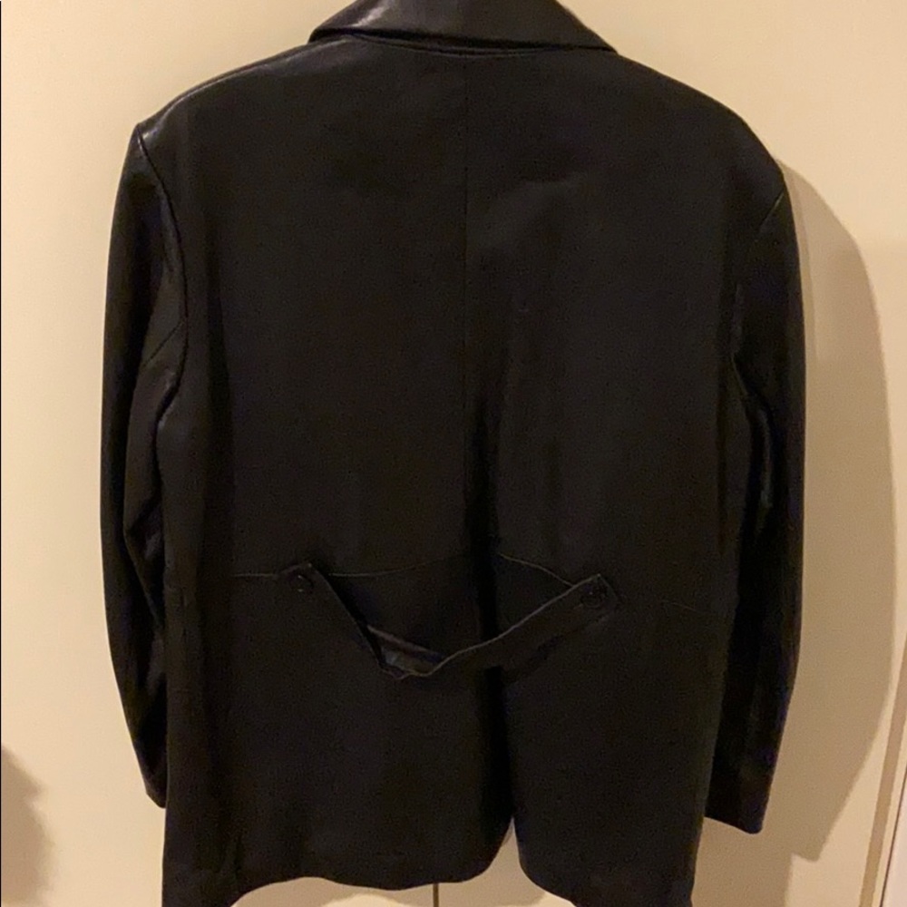 Gap Leather Jacket Size Large - image 4